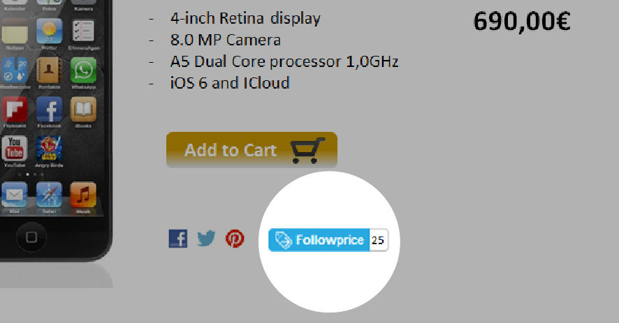 Followprice integration